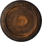 Ekena Millwork Alexandria Rope Ceiling Medallion (Fits Canopies up to 4 5/8"), 19 5/8"OD x 1 1/2"P, Rust CM18ALRUS - alternate 1